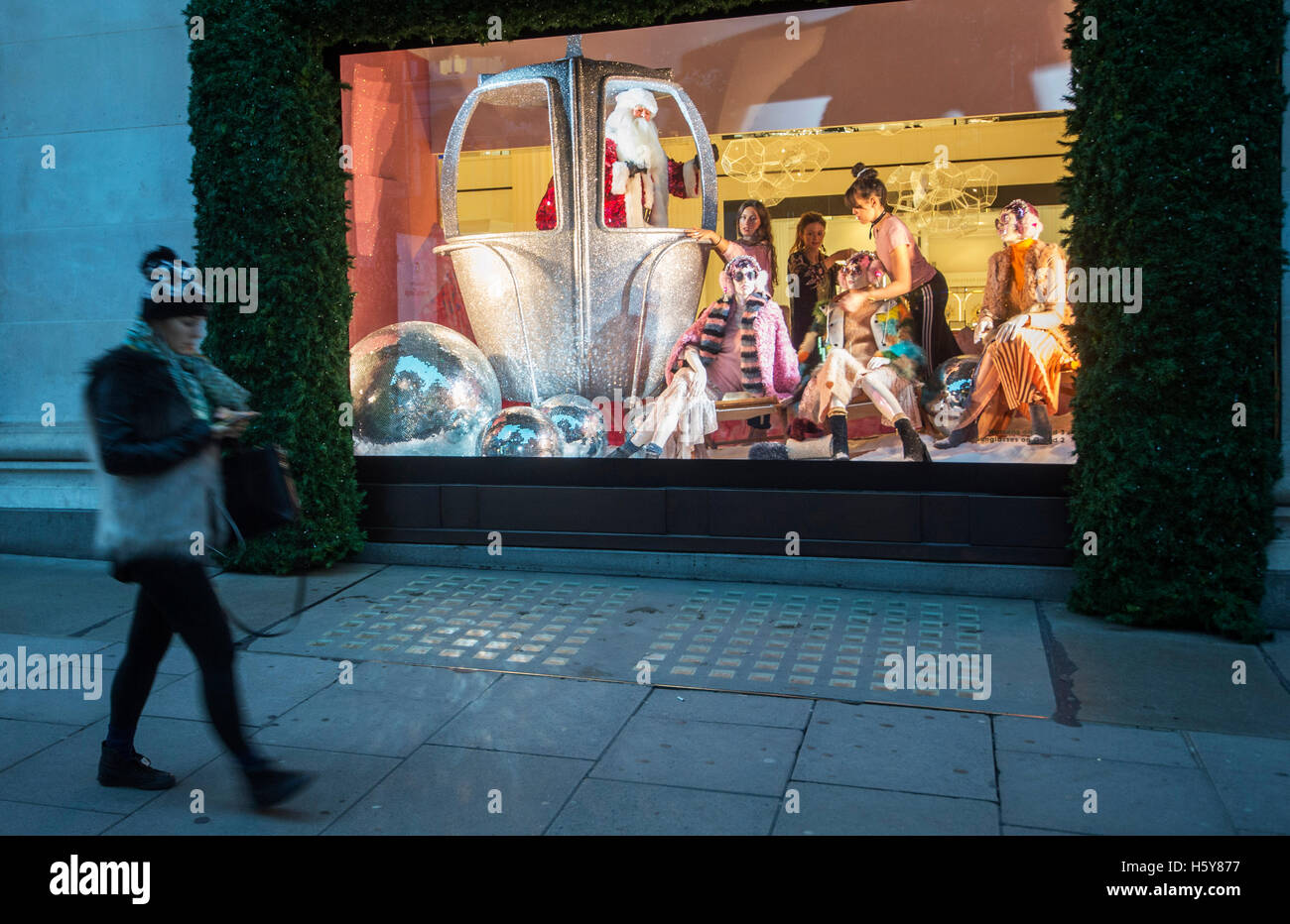 Selfridges on Oxford Street unveil their new Christmas window displays