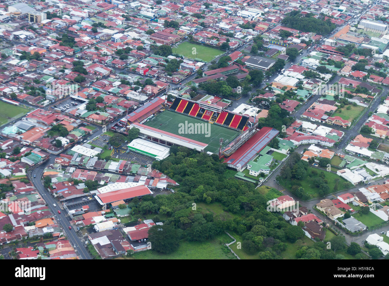 Alajuela , Costa Rica June 20 Soccer stadium for the LDA the local