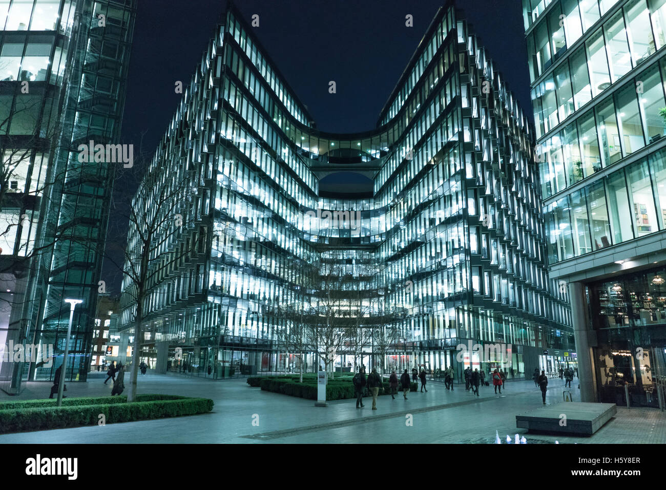 Office buildings at More London Riverside area - LONDON/ENGLAND ...