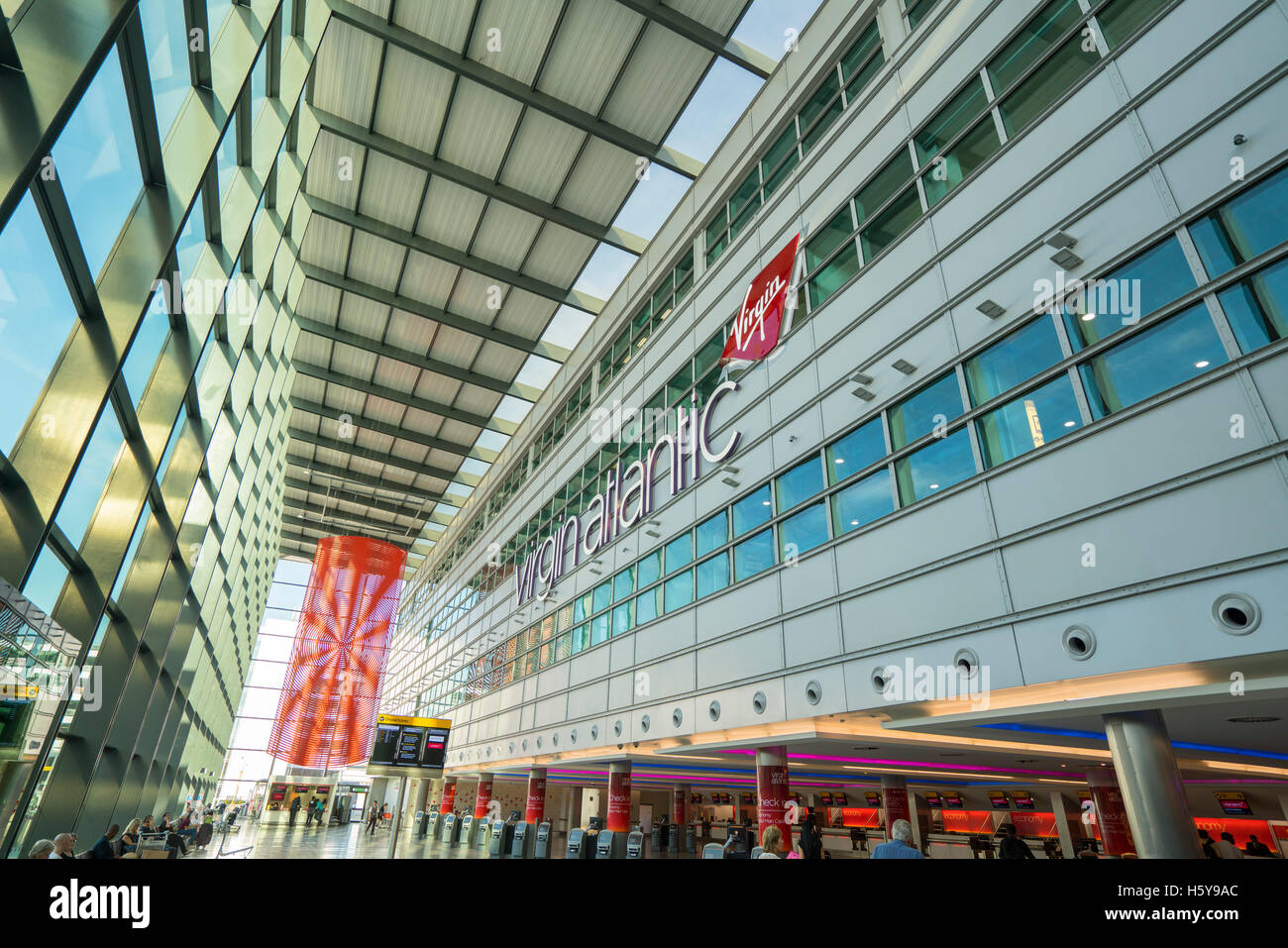 Virgin Atlantic at Terminal 3 Heathrow Airport Stock Photo Alamy