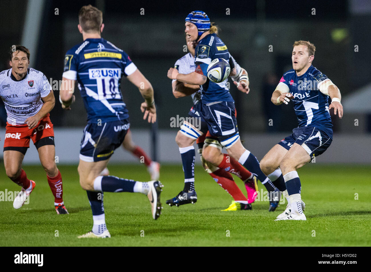 AJ Bell Stadium, Salford, UK. 21st Oct, 2016. European Champions Cup ...