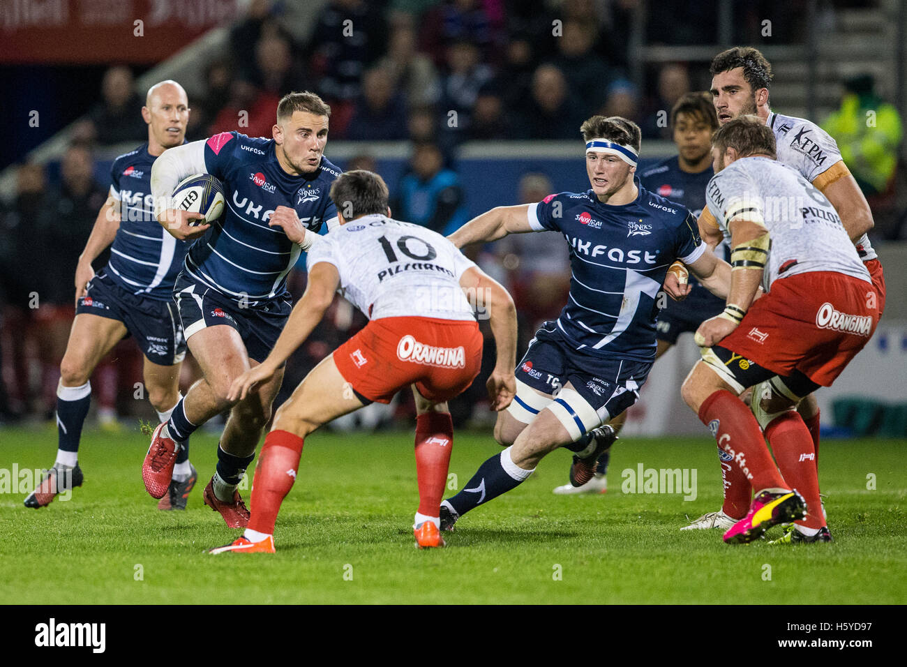 AJ Bell Stadium, Salford, UK. 21st Oct, 2016. European Champions Cup ...