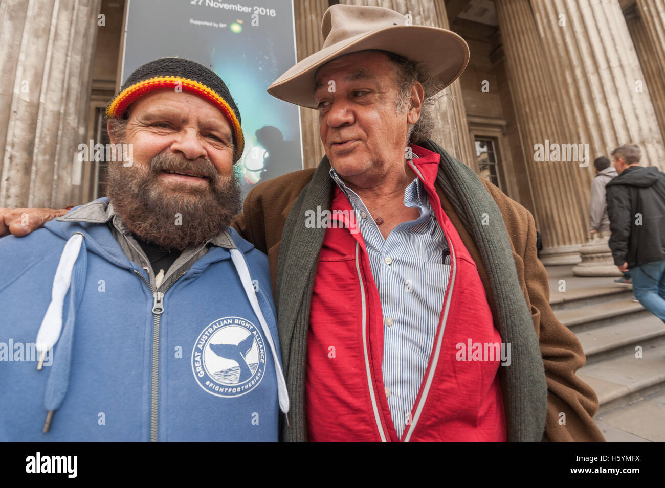 London, UK. 22 October 2016. Bunna Lawrie, an indigenous Australian Stock  Photo - Alamy