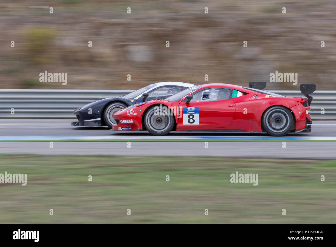 October 22, 2016. Estoril, Portugal. The 8 Scuderia Villorba Corse