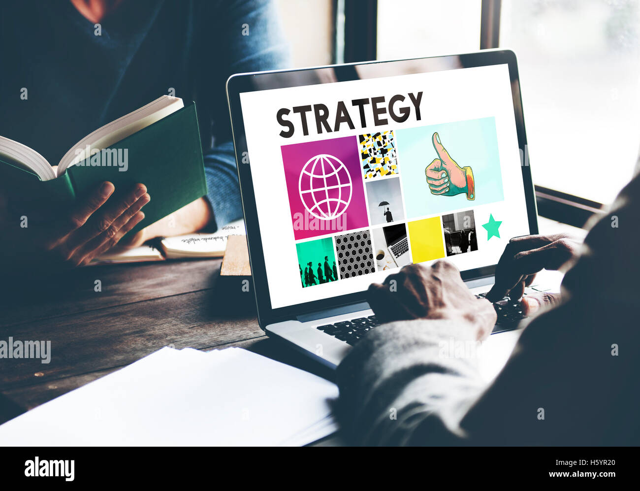 Strategy Motivation Objective Planning Process Concept Stock Photo - Alamy
