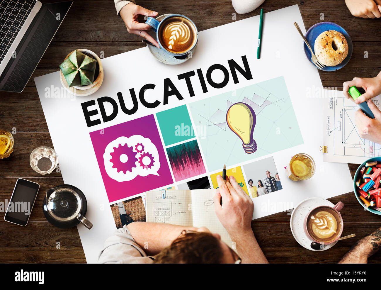 Education LIght Bulb Ideas Knowledge School Concept Stock Photo Alamy