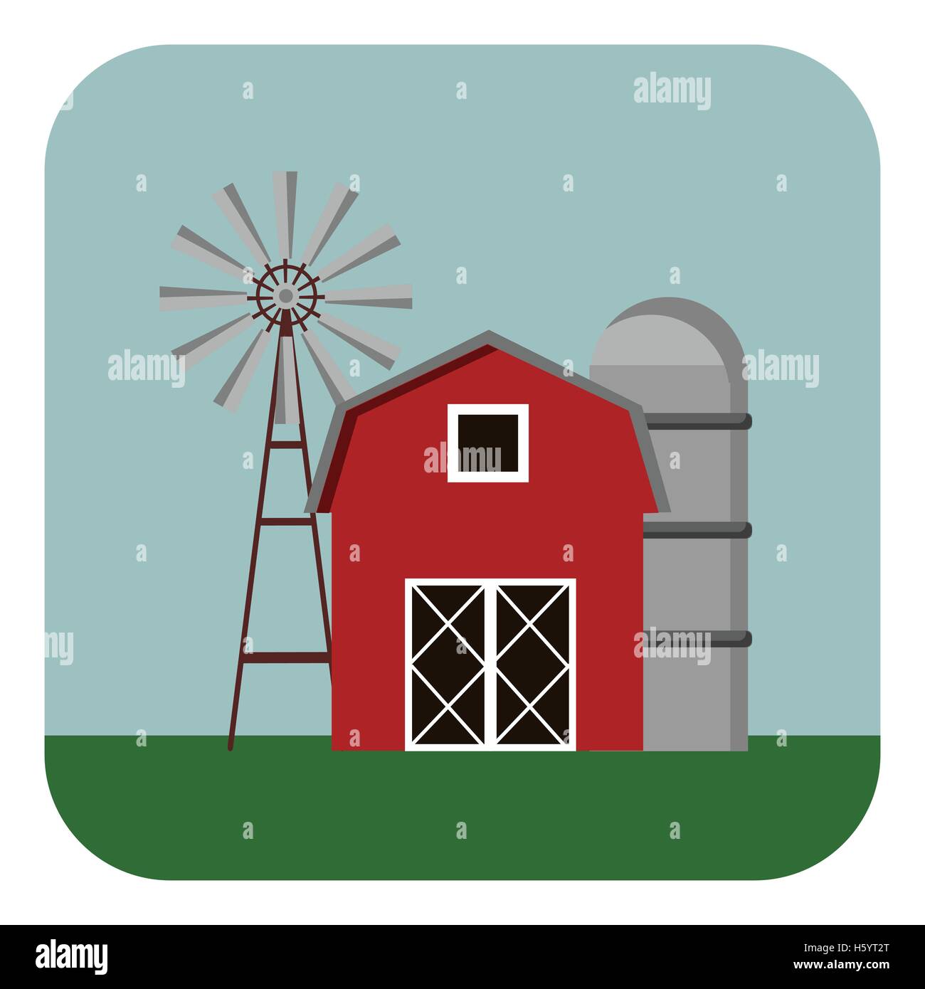 Building icon, barn vector illustration Stock Vector Image & Art - Alamy