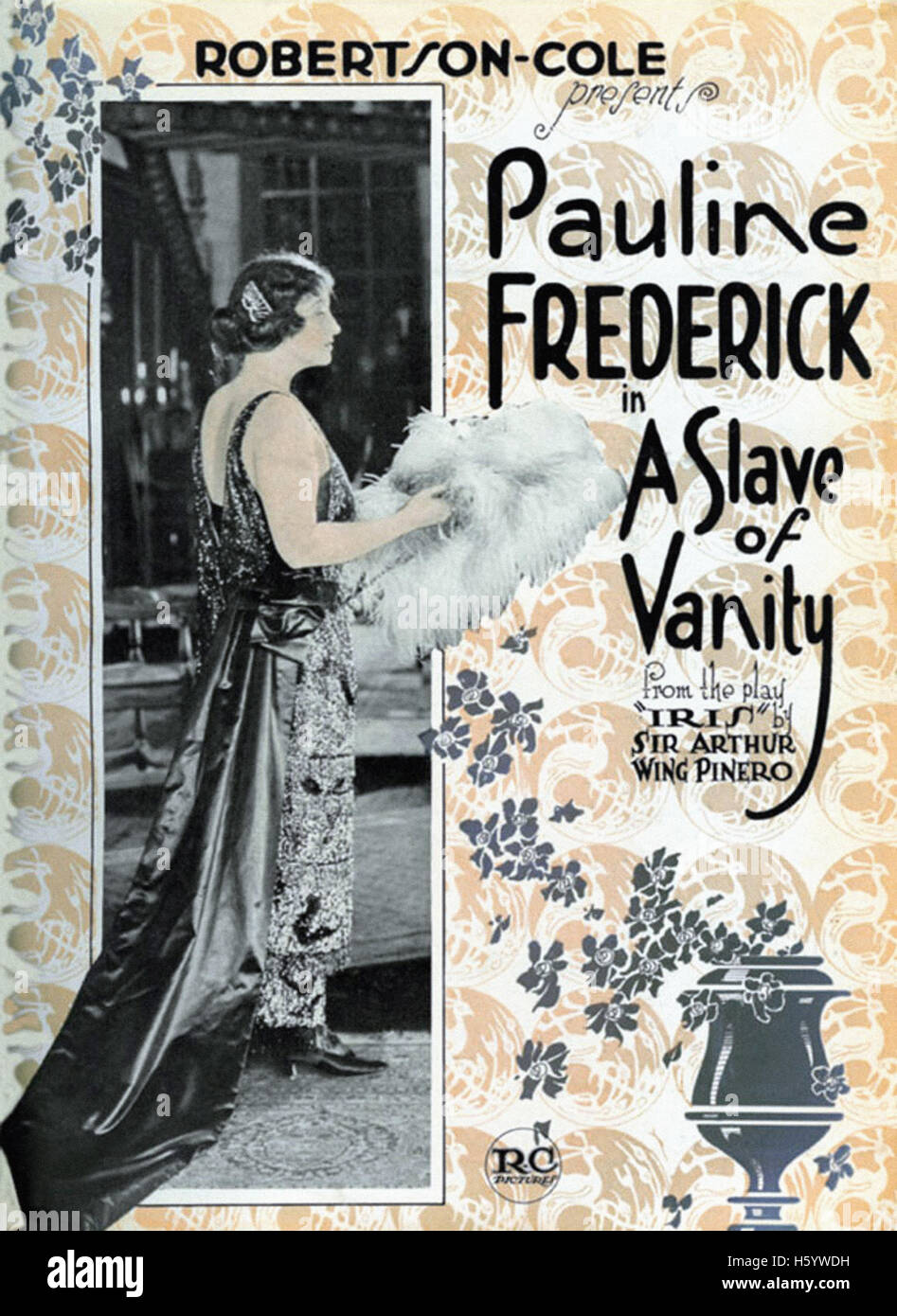 A Slave of Vanity Movie Poster Stock Photo Alamy