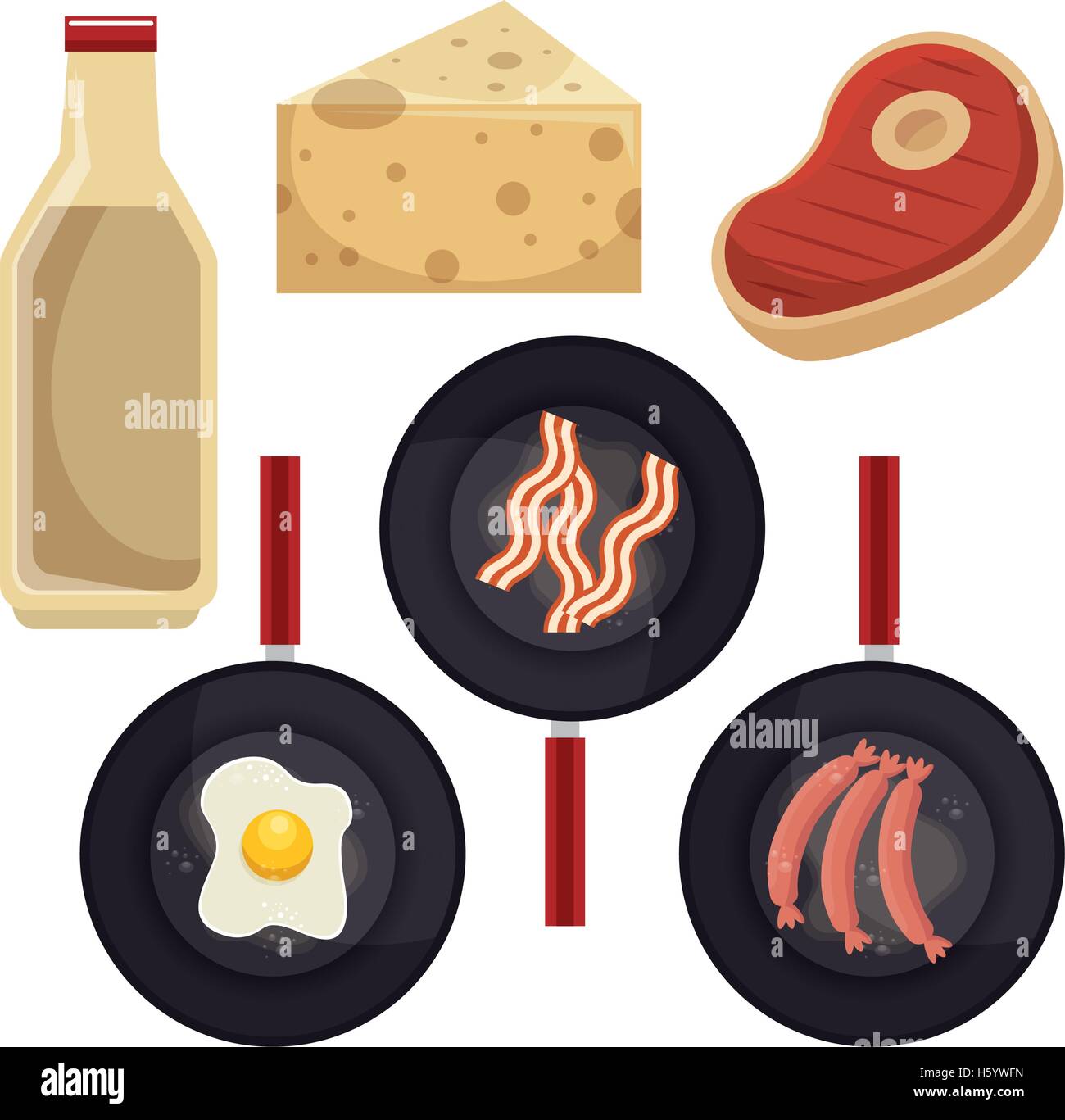 organic food menu icons Stock Vector Image & Art - Alamy