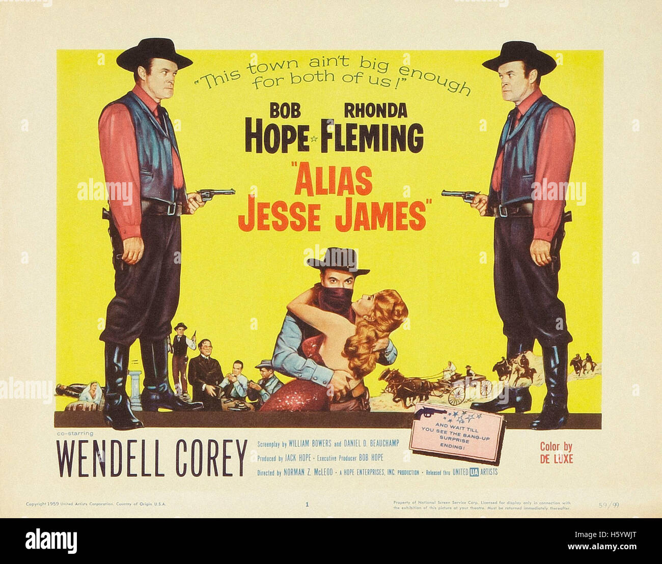 Alias Jesse James - Movie Poster Stock Photo - Alamy