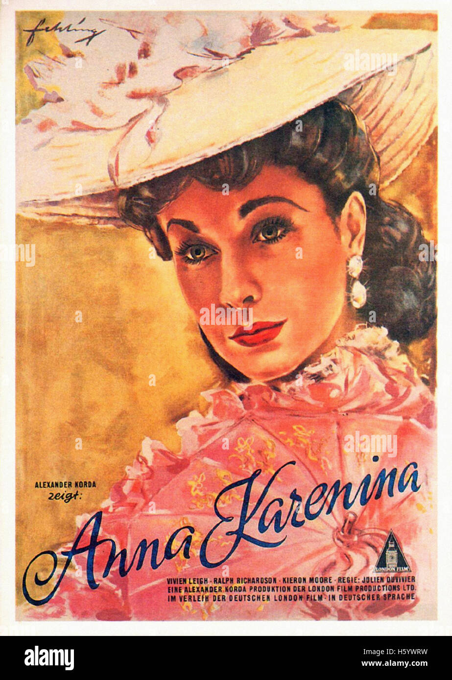 Anna Karenina (1948) Movie Poster Stock Photo Alamy