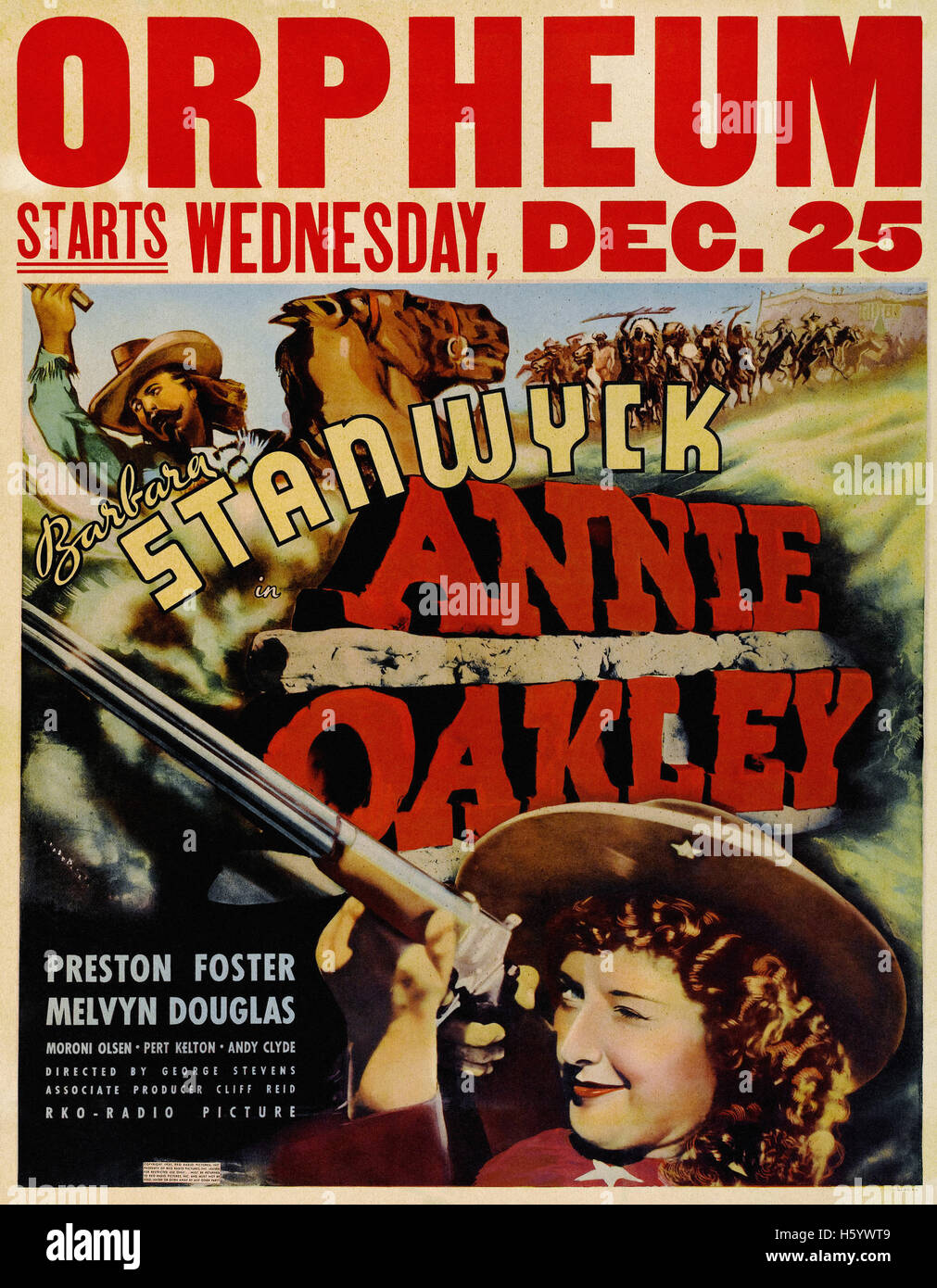 Annie Oakley (1935) - Movie Poster Stock Photo - Alamy