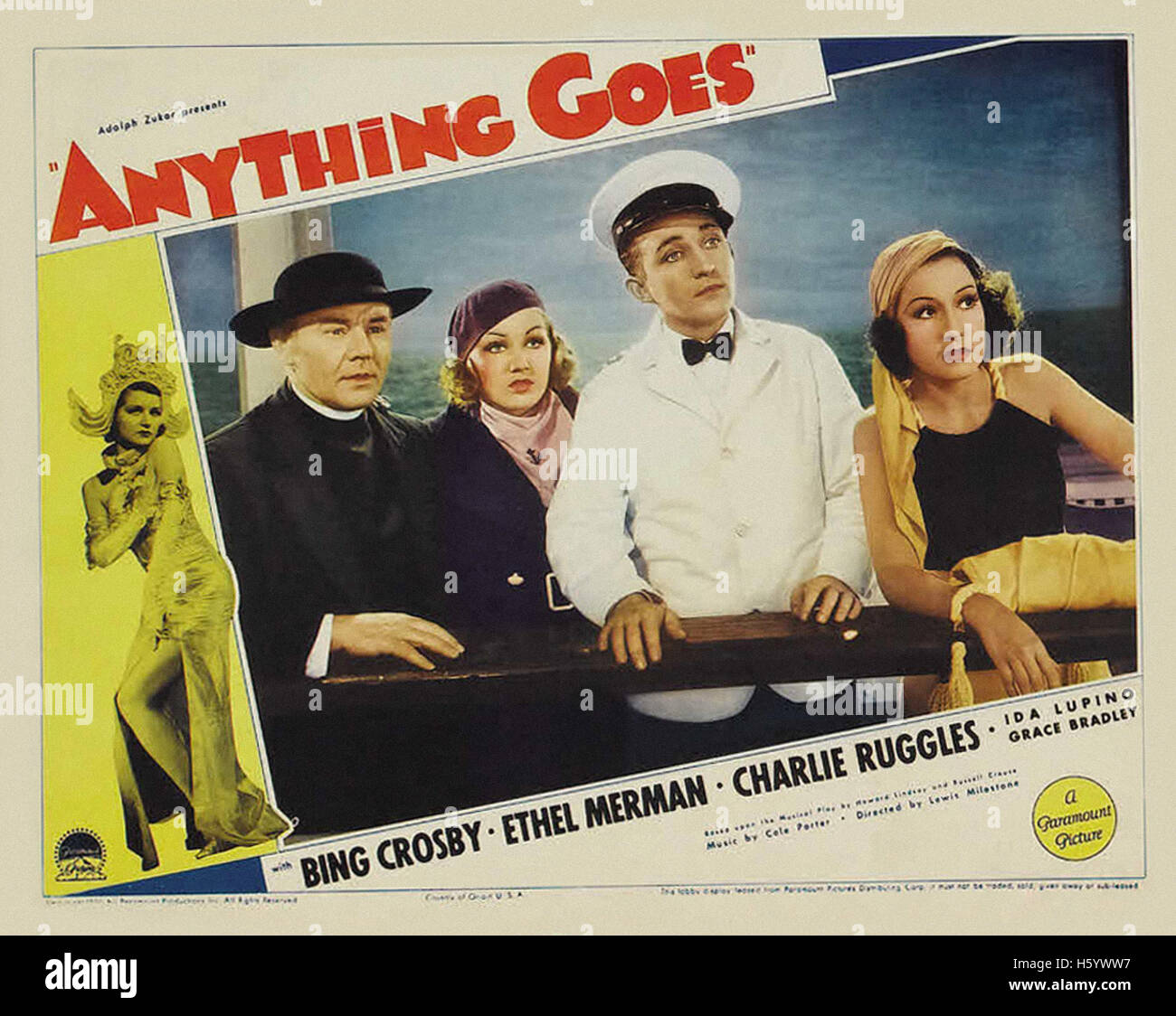 Anything Goes (1936) - Movie Poster Stock Photo - Alamy