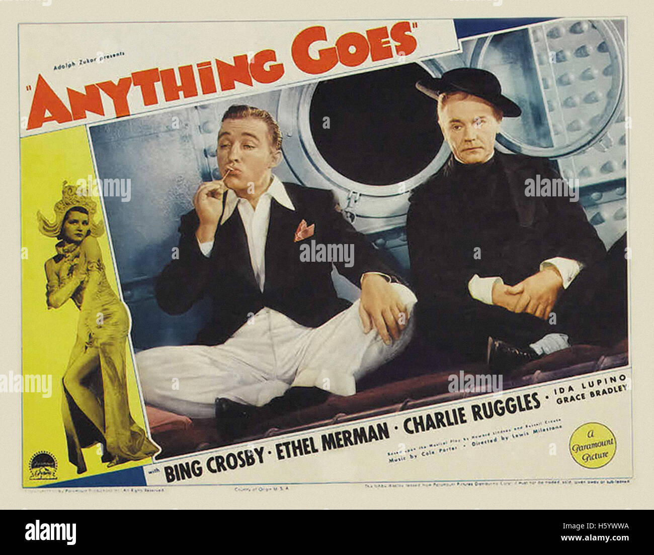 Anything Goes (1936) - Movie Poster Stock Photo - Alamy