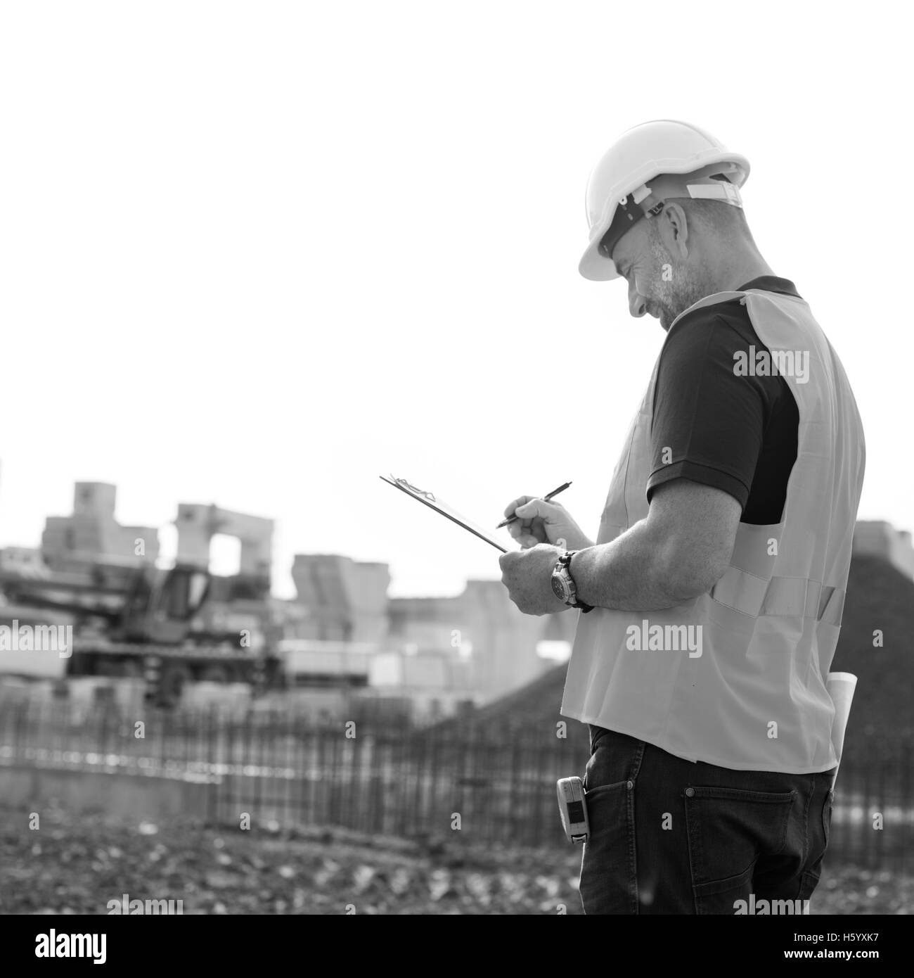 Architect Contractor Professional Building Career Concept Stock Photo