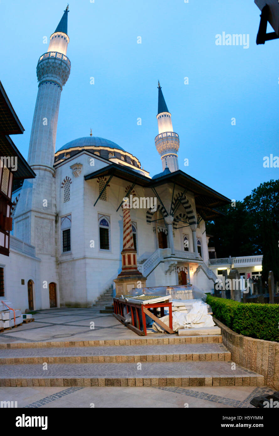 Sehitlik-Moschee, Berlin-Tempelhof. Stock Photo