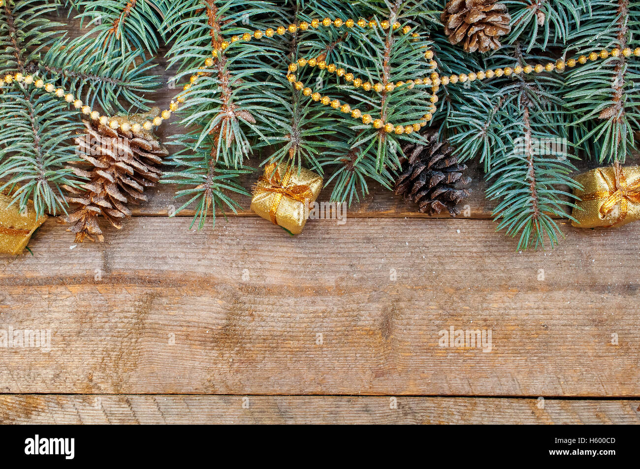 Branches fluffy tree with decorations Christmas Stock Photo Alamy