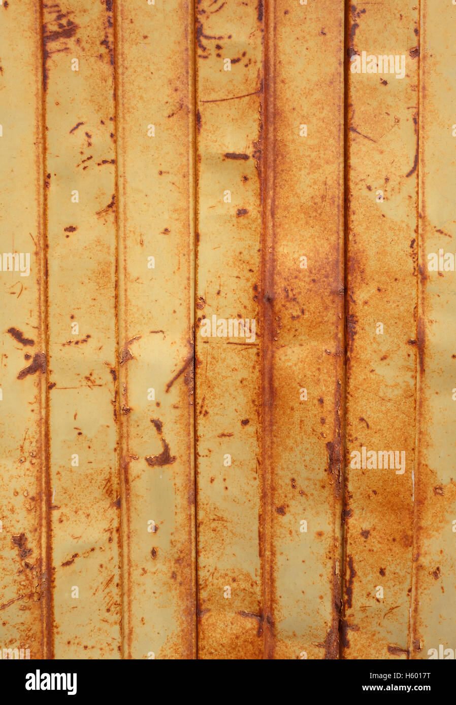 old rusty sheet metal wall, background wallpaper Stock Photo - Alamy
