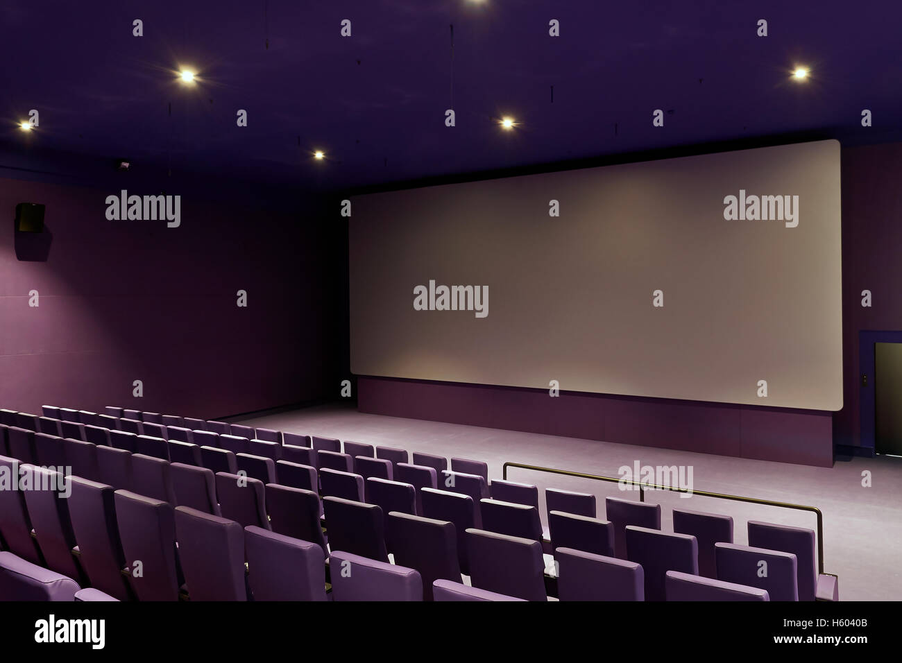 New movie theater seats Stock Photo Alamy