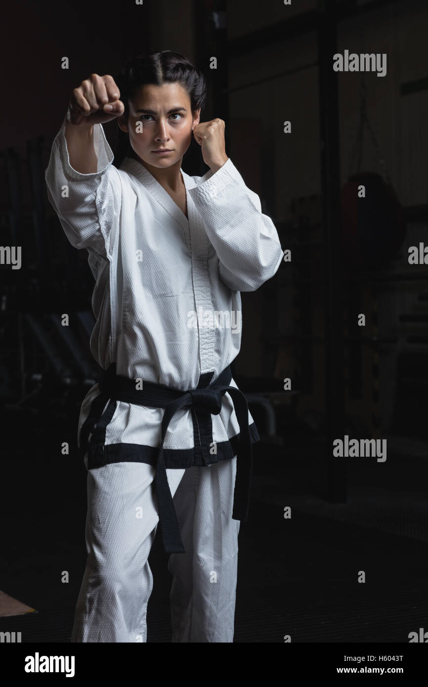 Karate woman caucasian hires stock photography and images Alamy