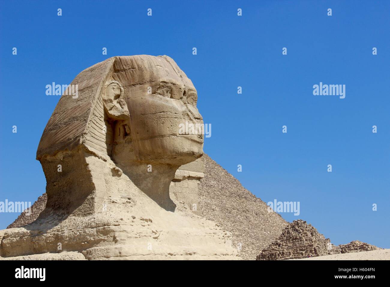 Egyptian Sphinx Head Stock Photo Alamy