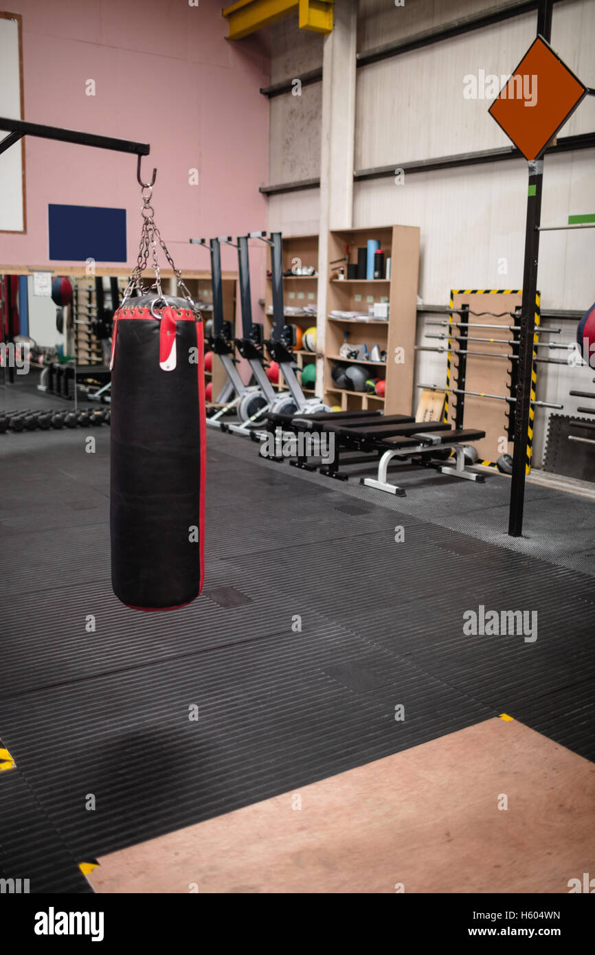 Punching bag for boxing or kick boxing sport Stock Photo Alamy