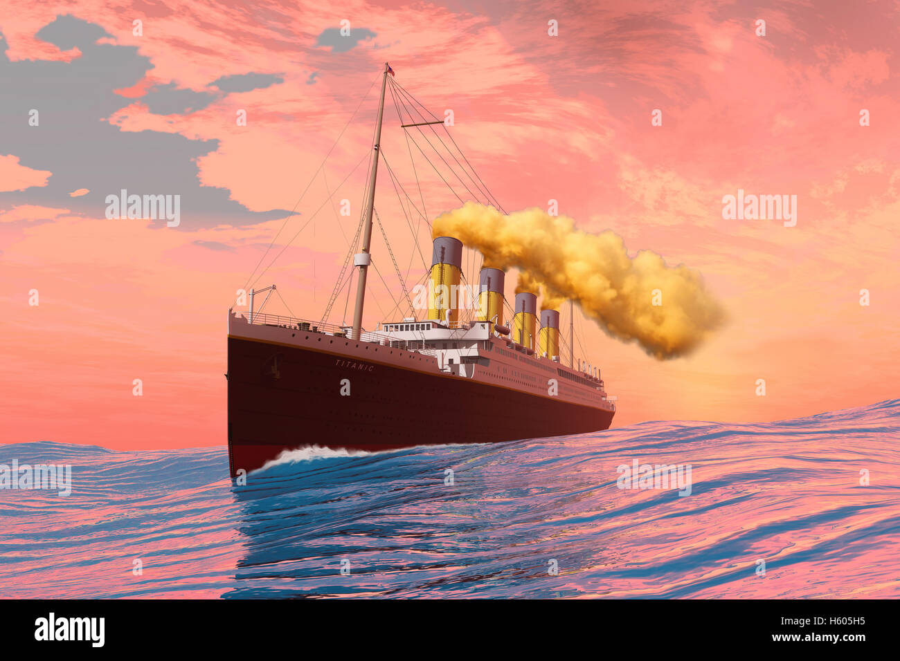 On The Afternoon Of The Fateful Day It Sank The Rms Titanic