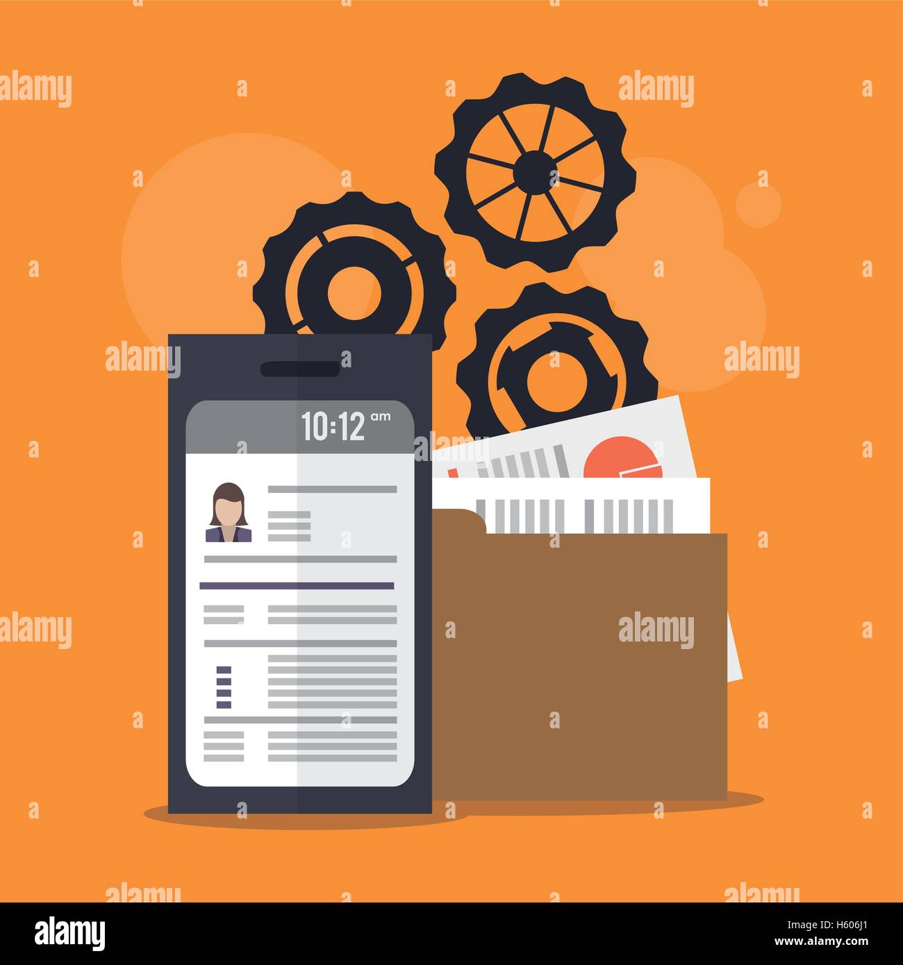 document-and-human-resources-design-stock-vector-image-art-alamy