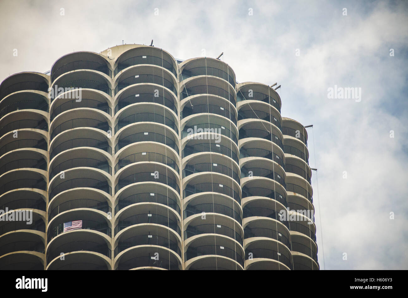 Chicago illinois marina city parking hi-res stock photography and images -  Alamy