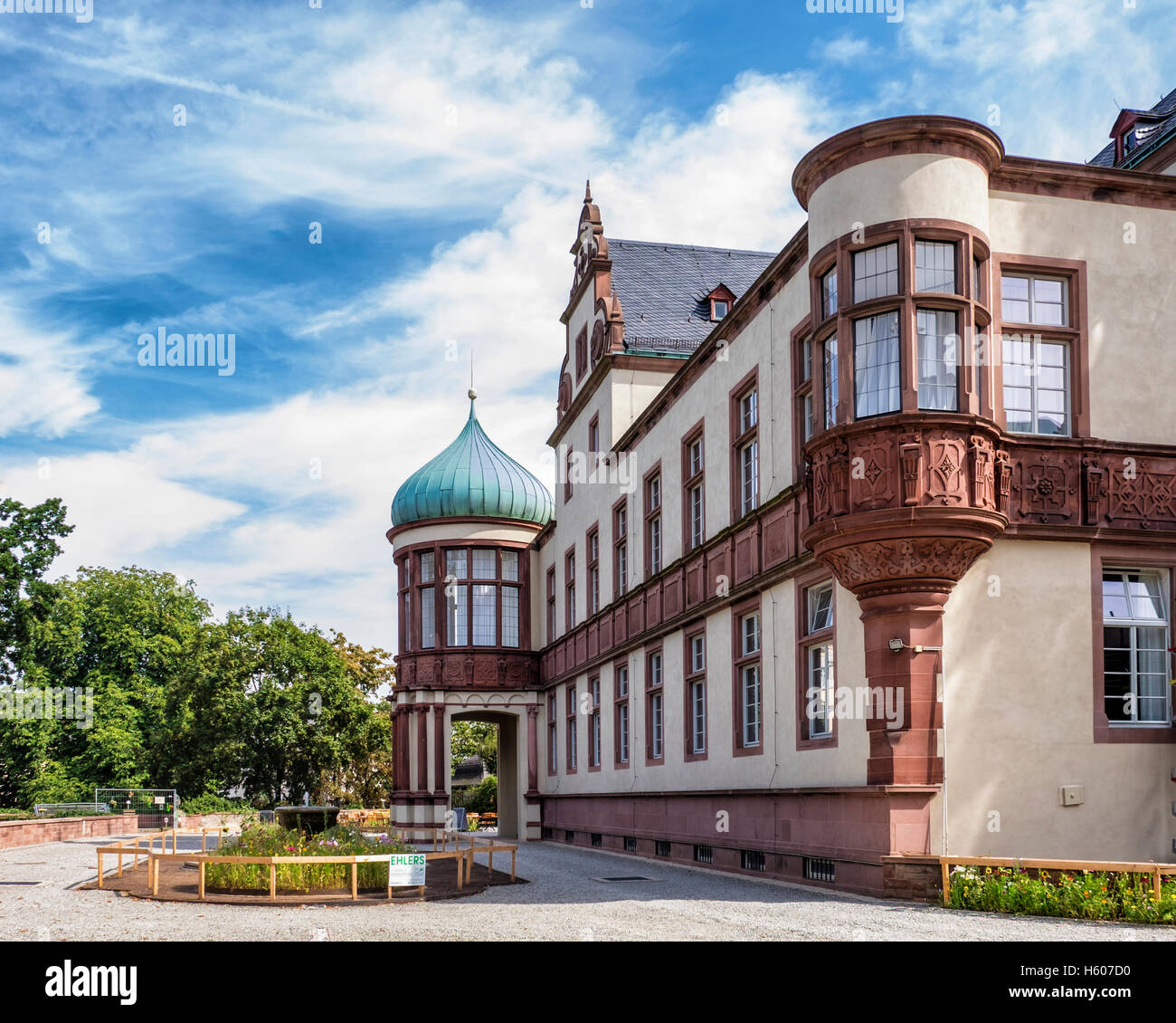 Darmstadt, Hesse, Germany. The Stadtschloss (City Palace) or Residential Palace (Residenzschloss) building exterior Stock Photo