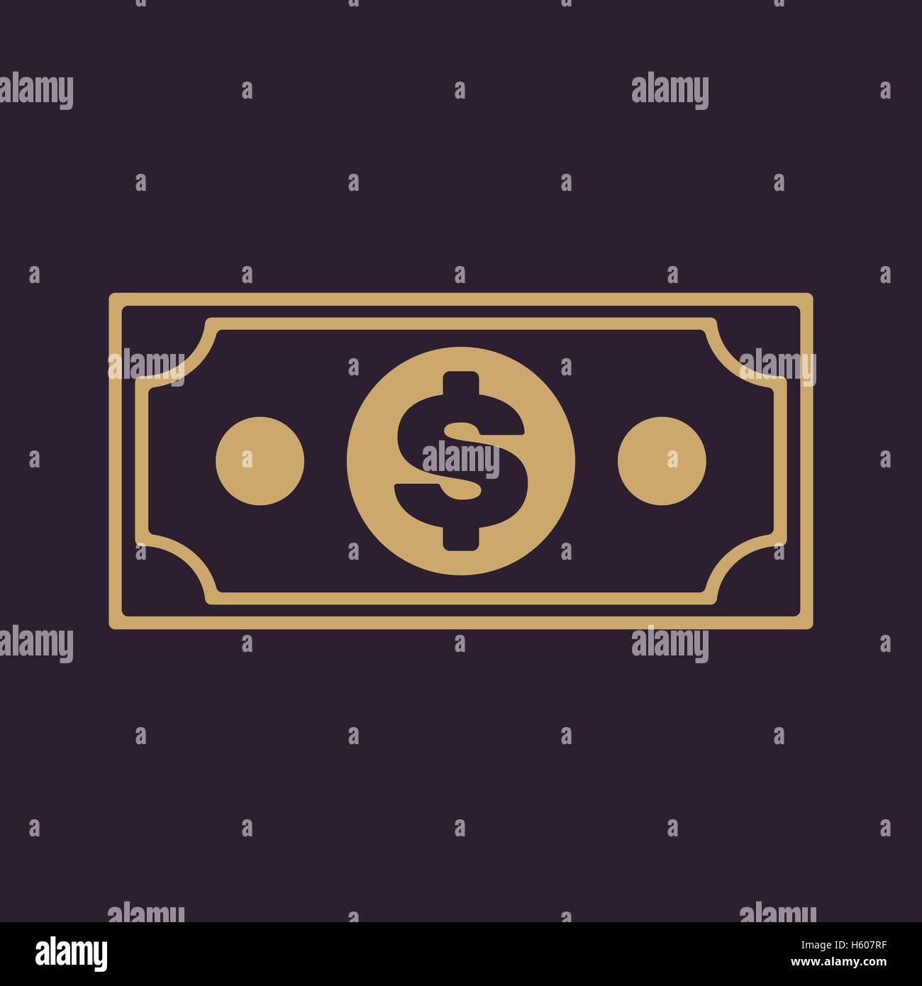 The money icon. Dollar symbol. Flat Stock Vector Image & Art - Alamy