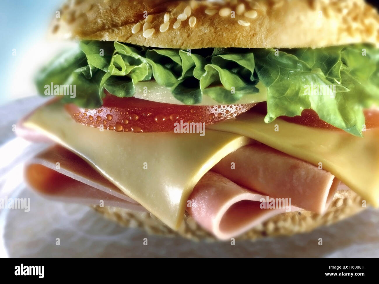 Close-up of sandwich Stock Photo