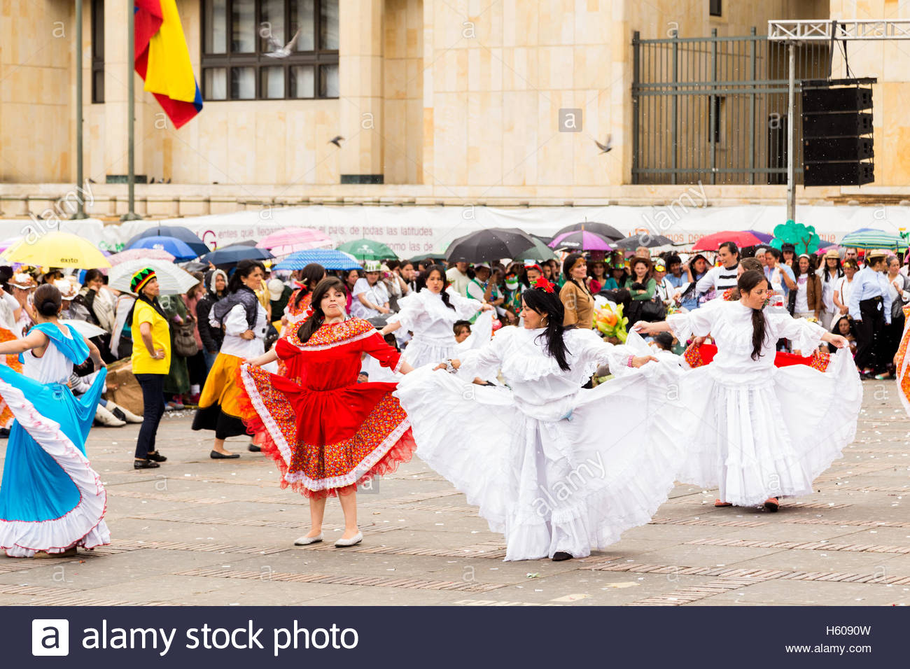 Colombian Dance Costume Stock Photos & Colombian Dance Costume Stock