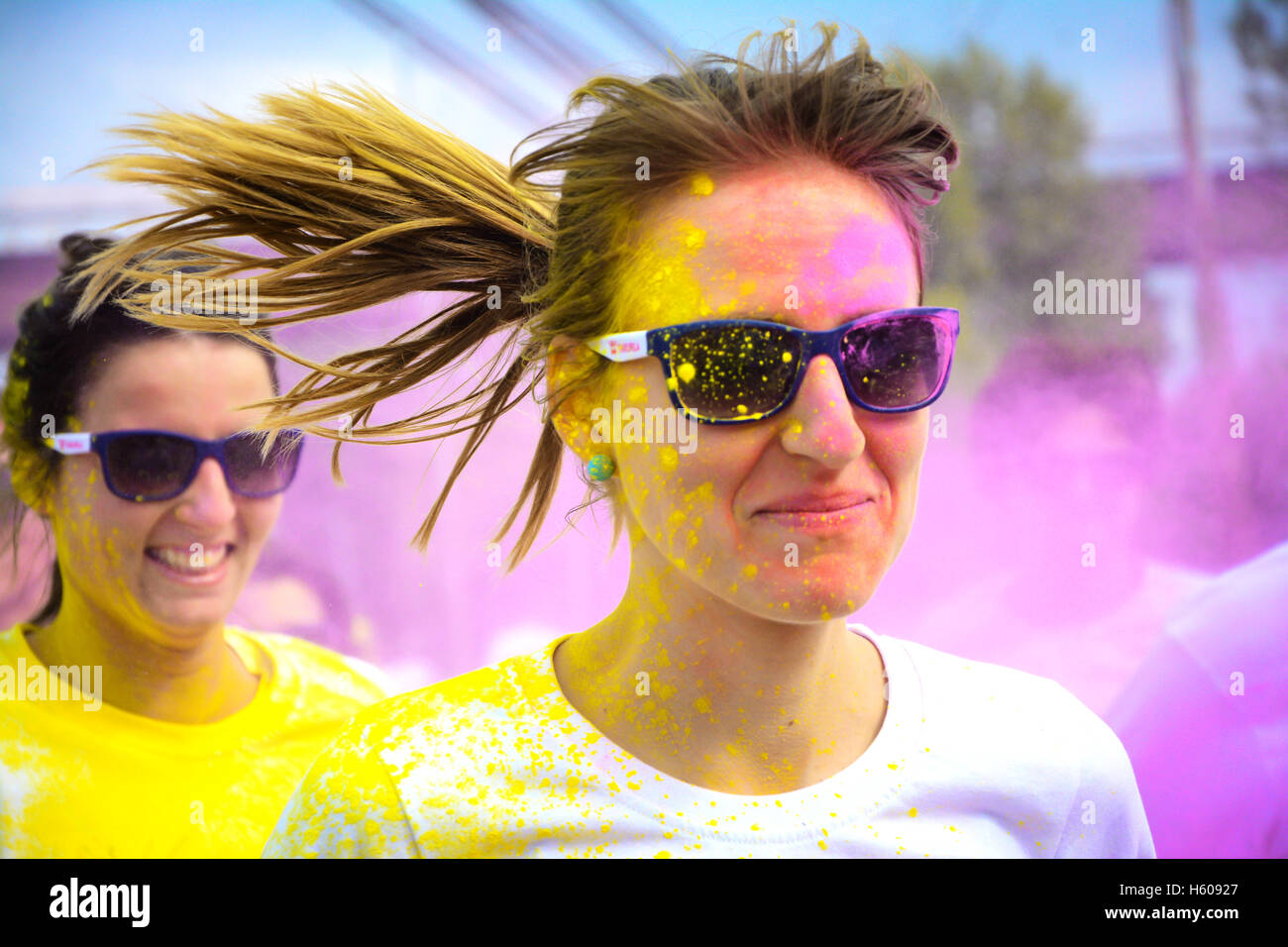 the-color-running-race-stock-photo-alamy