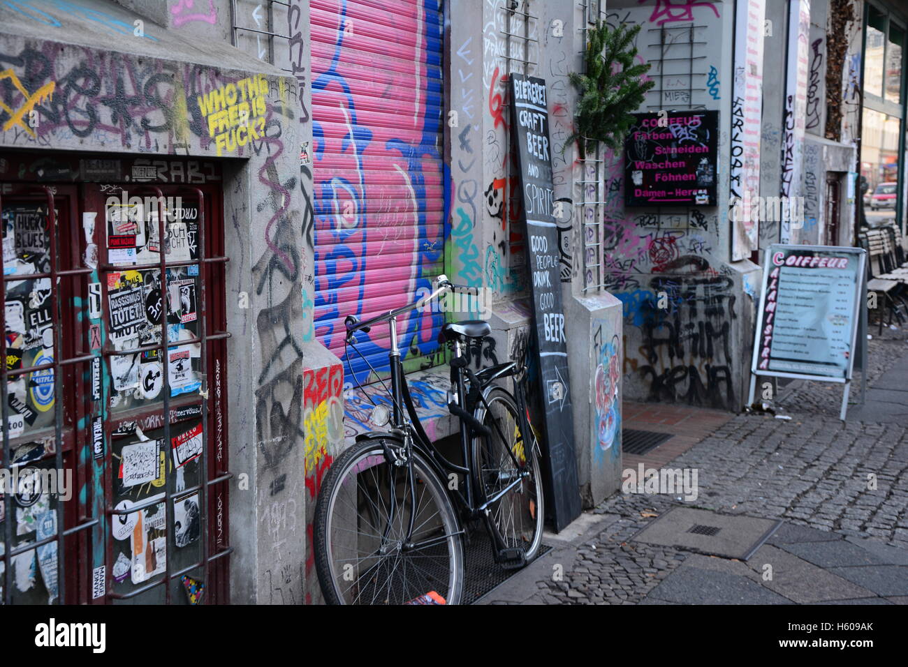 Street photography taken in Berlin, Kreuzberg. Stock Photo