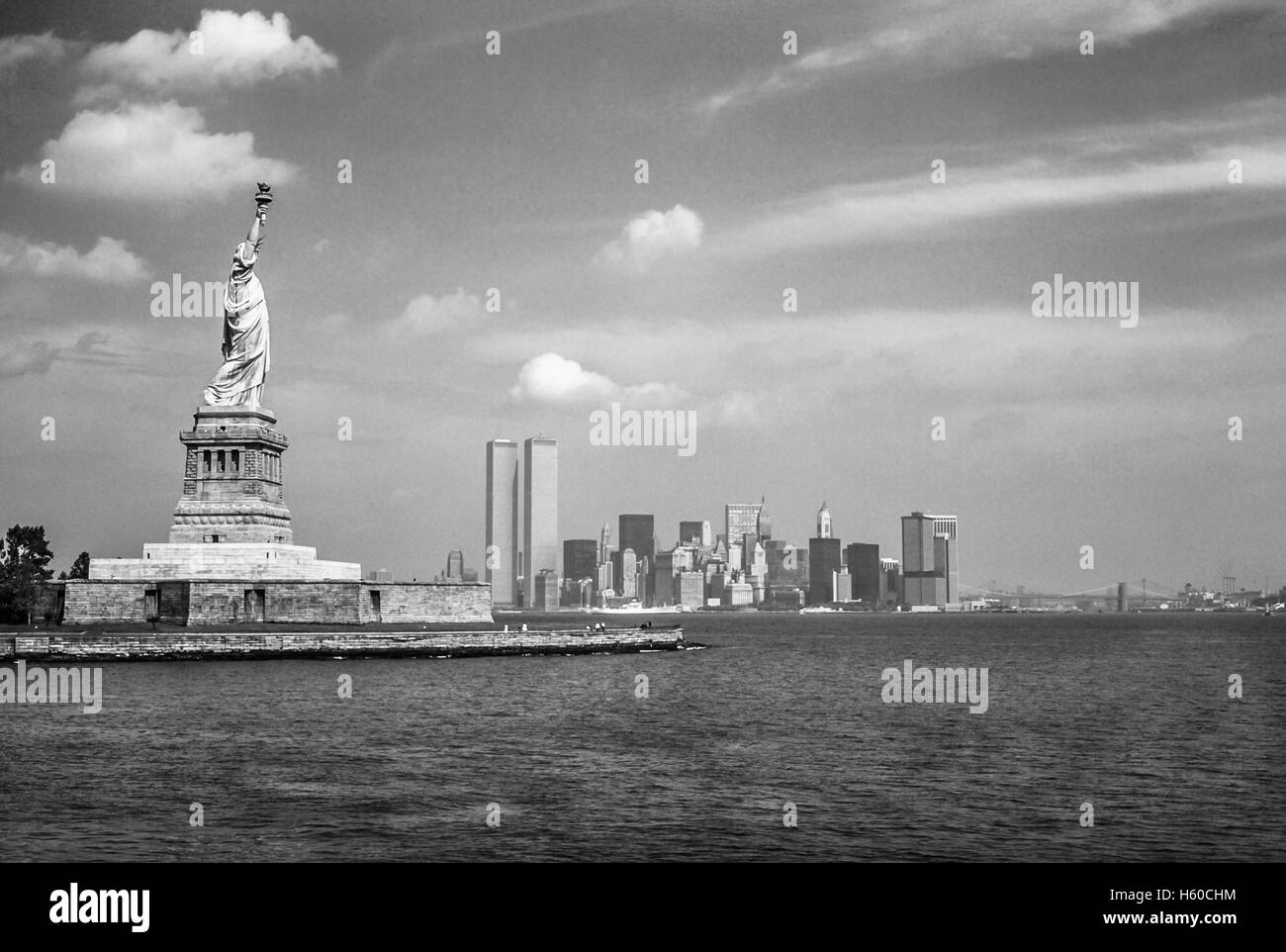 New twin towers tower Black and White Stock Photos & Images - Alamy