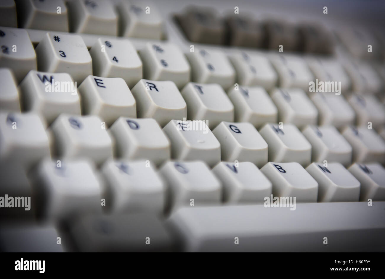 Old Computer Keyboard Stock Photo Alamy