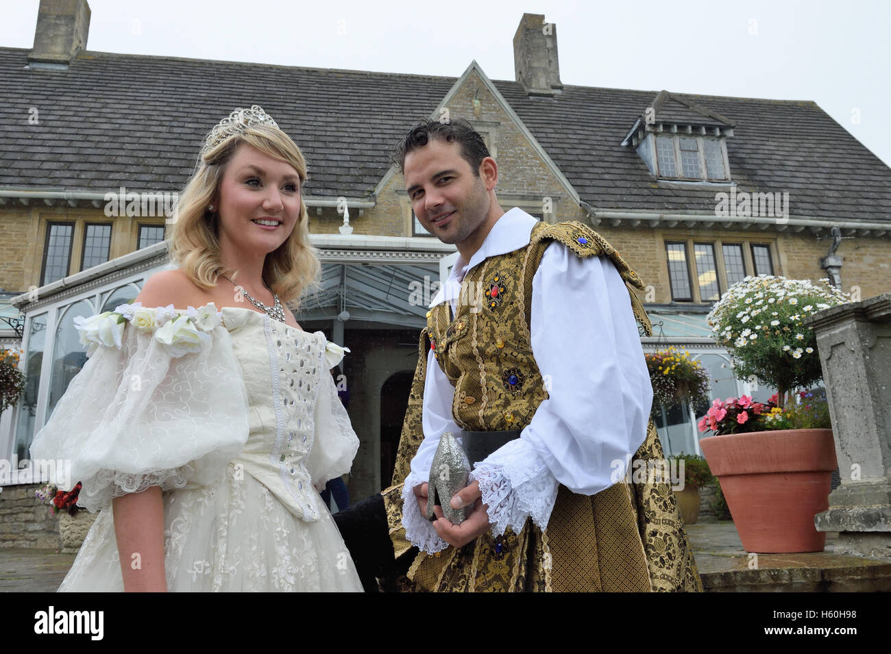 Cinderella Pantomime Press Photo Shoot Stock Photo