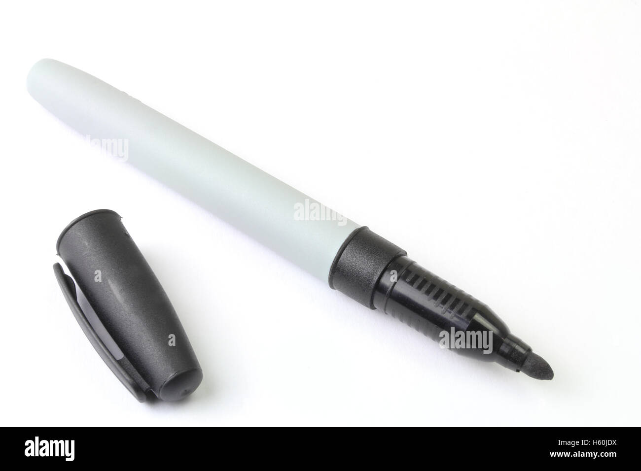 Black marker pen for flipchart or whiteboard Stock Photo