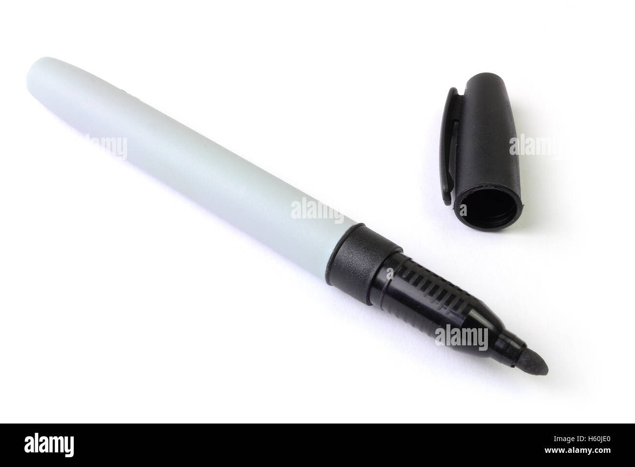 Black marker pen for flipchart or whiteboard Stock Photo