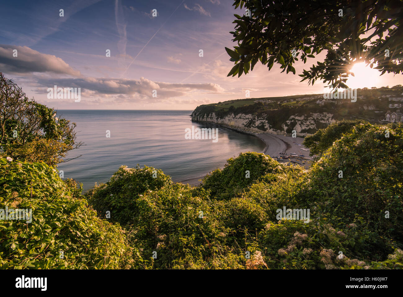 British heritage fisherman village of Beer in Devon,UK Stock Photo Alamy
