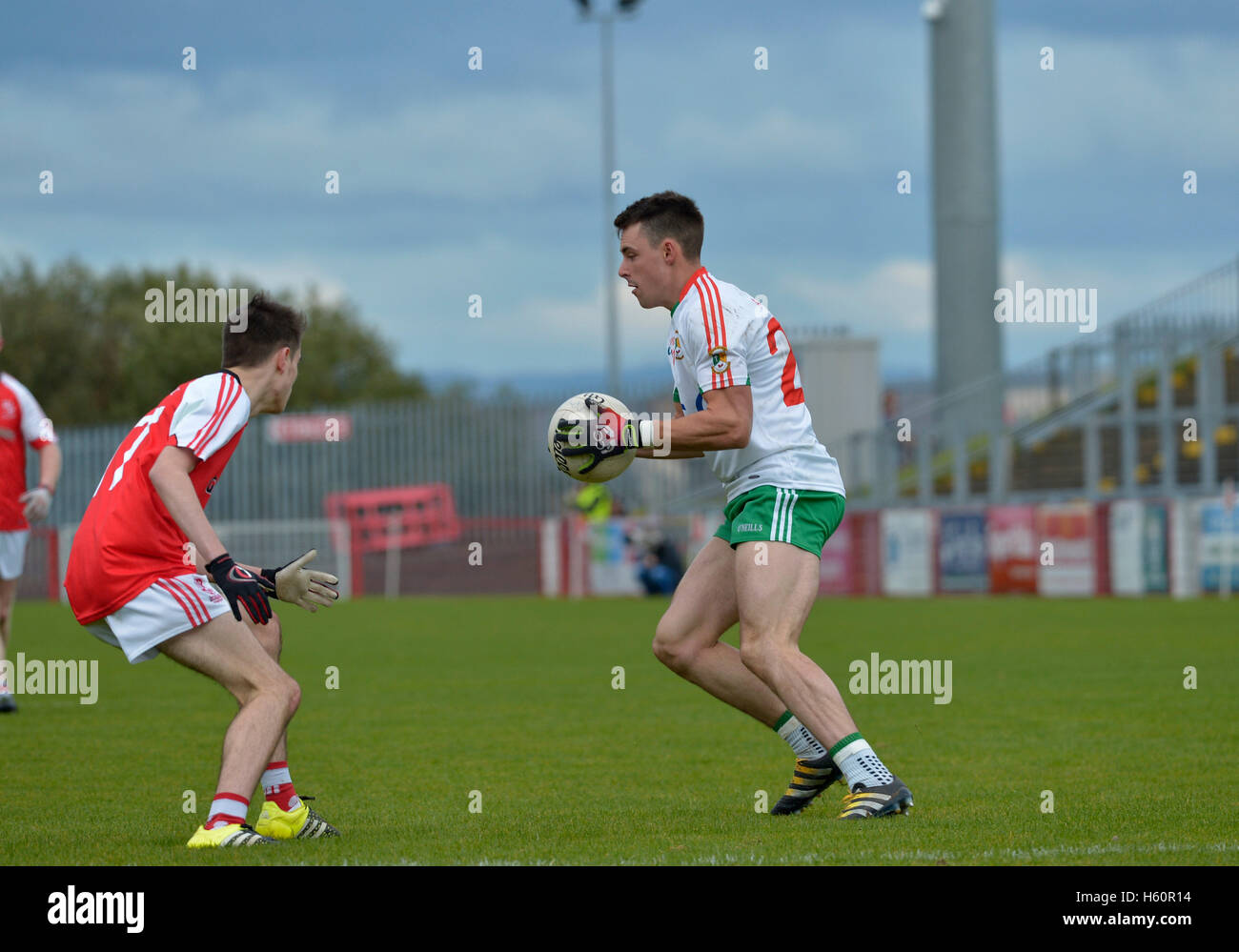 Action from Gaelic Derry Junior Championship Final Drum v Magilligan