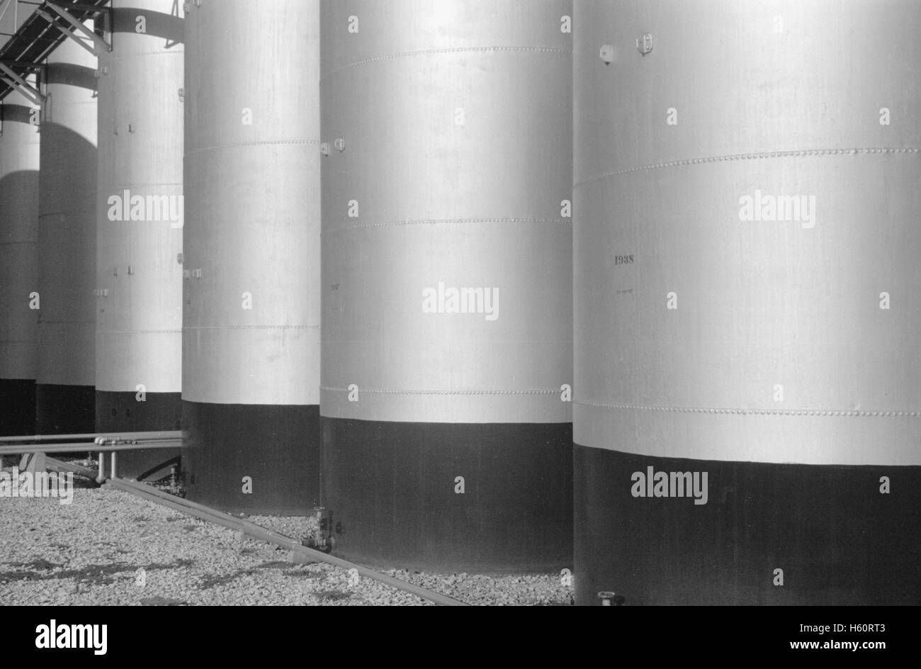 Oil Tanks, Lincoln, Nebraska, USA, John Vachon for Farm Security