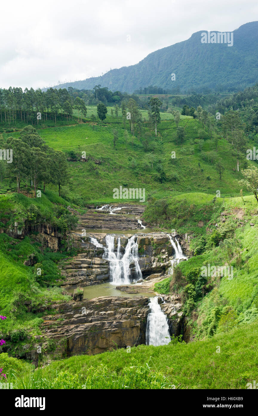 St Clair Falls, Dimbula, Sri Lanka Stock Photo Alamy
