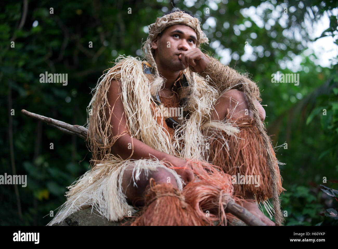 Traditional pacific island dress hi-res stock photography and images - Alamy