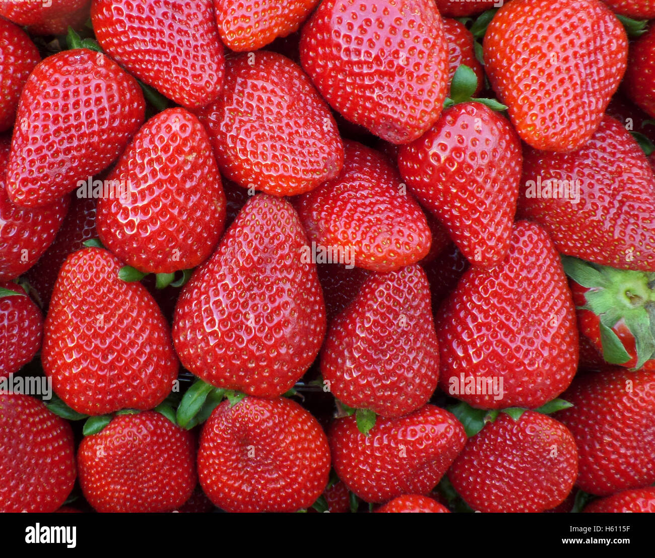 Heap of Fresh Strawberries, Background, Texture Stock Photo - Alamy
