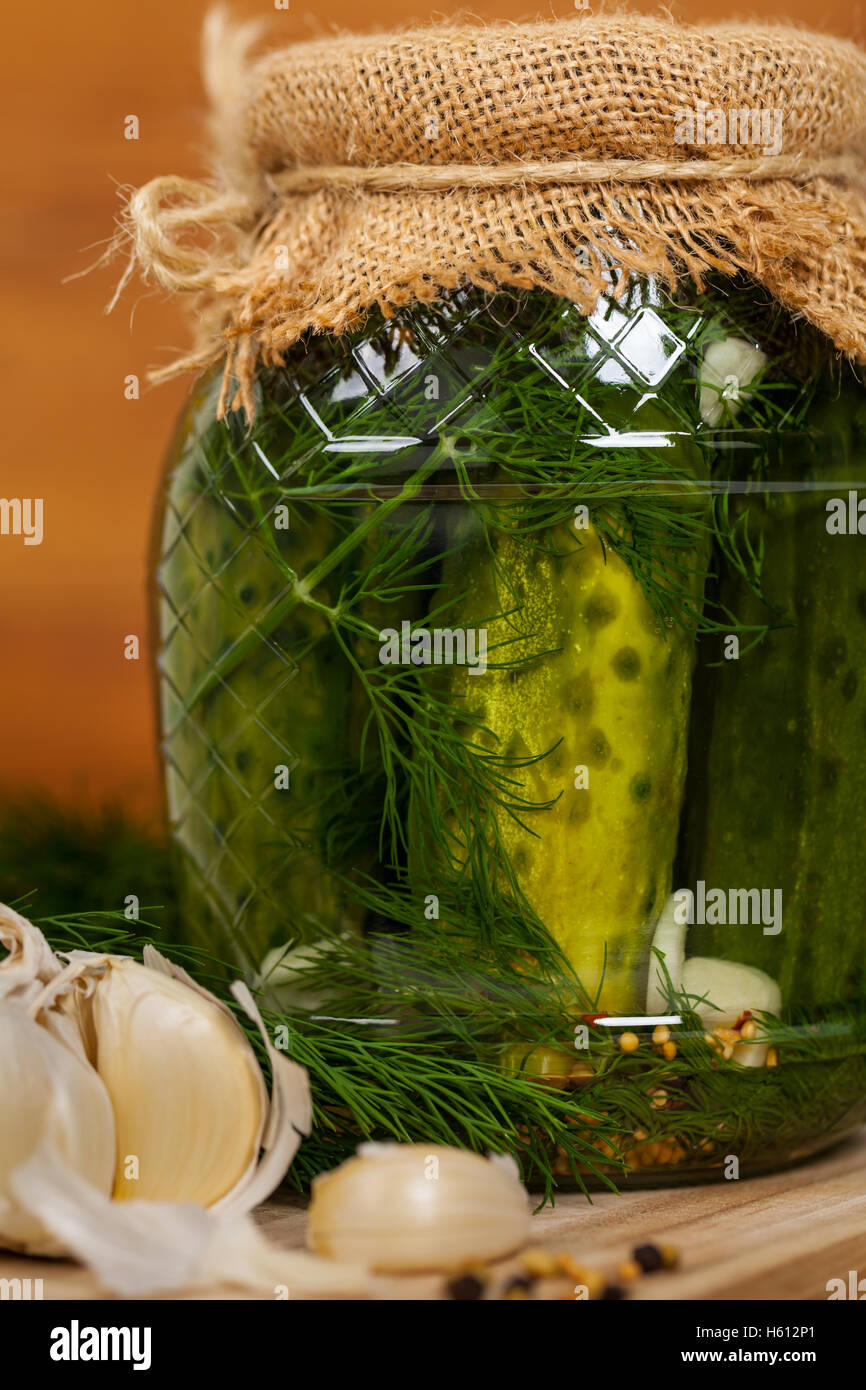 Dill Pickles Cucumbers Stock Photo Alamy