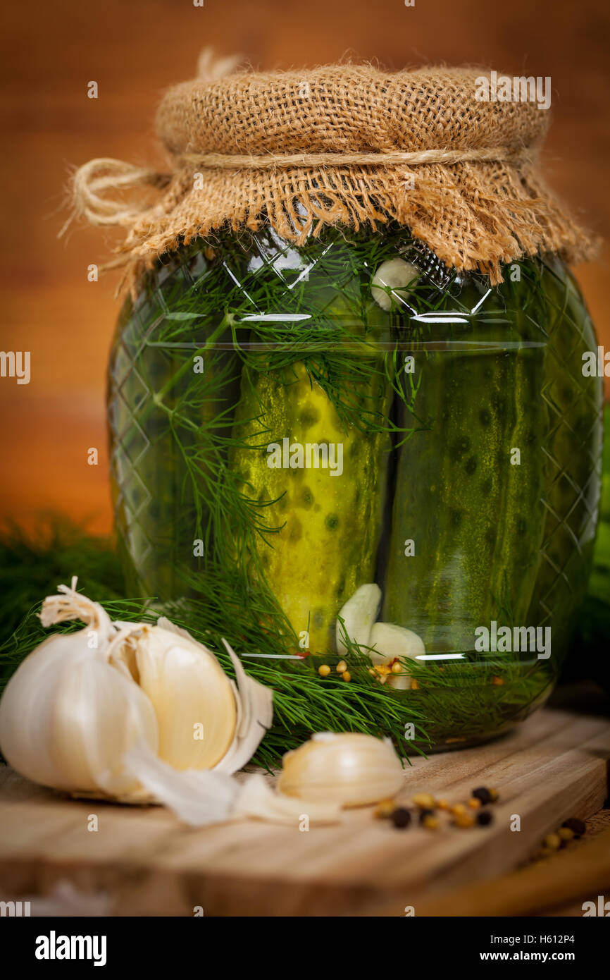 Dill Pickles Cucumbers Stock Photo Alamy