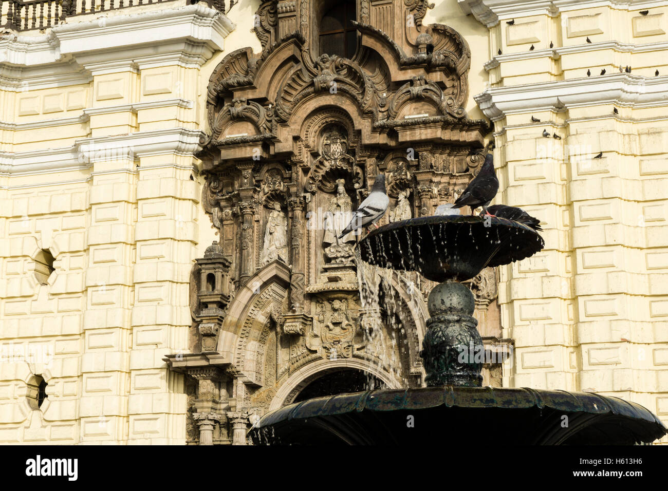 Church and convent of San Francisco, Lima city, Peru Stock Photo - Alamy