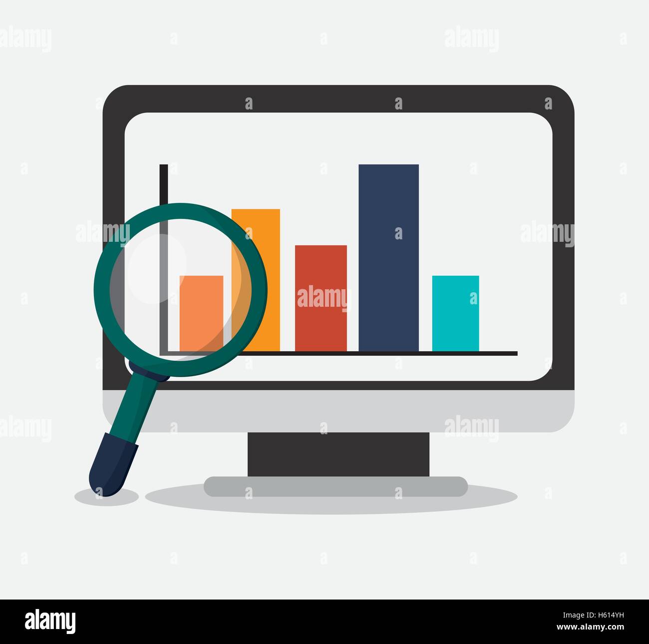 Computer and digital marketing design Stock Vector Image & Art - Alamy